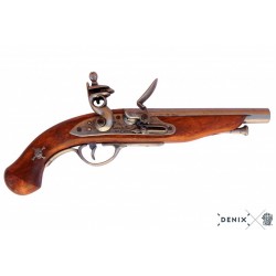 Flintlock pirate pistol, France 18th. Century