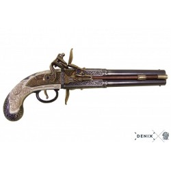 Pistola inglesa 2 cañones giratorios (33cm)