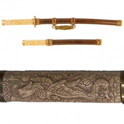 Set of 2 samurai weapons,...