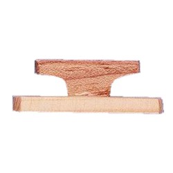 Cornamusa madera - 43x15x12mm