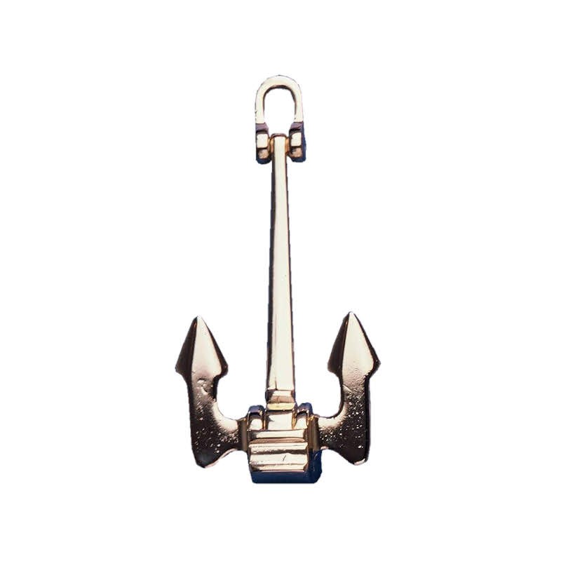 Miniature Hall anchor of gilded metal