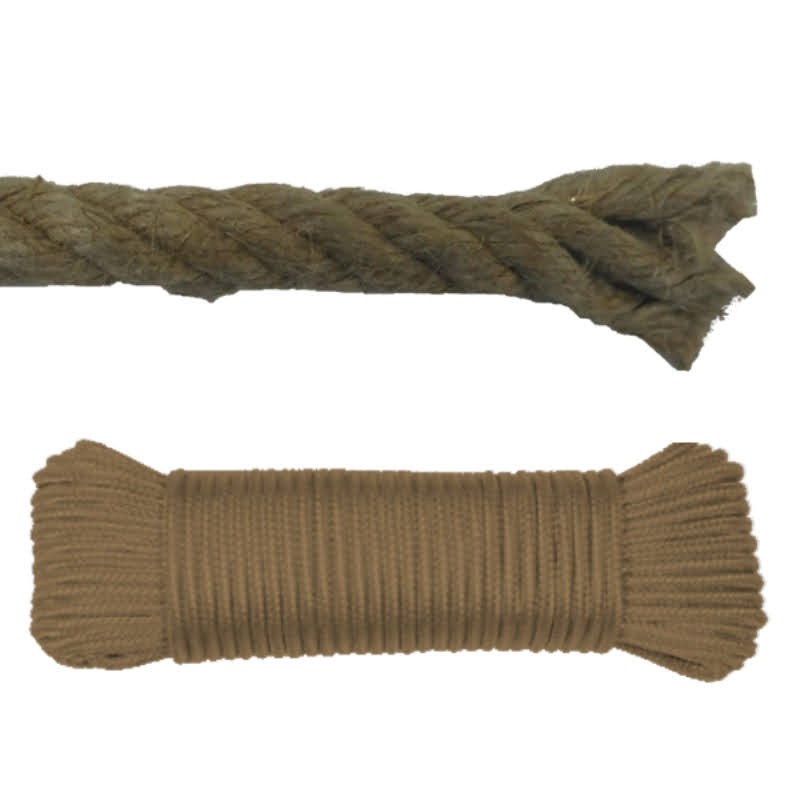 Hemp rope 4mm (skein 10 meters)