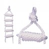 White rope ladder