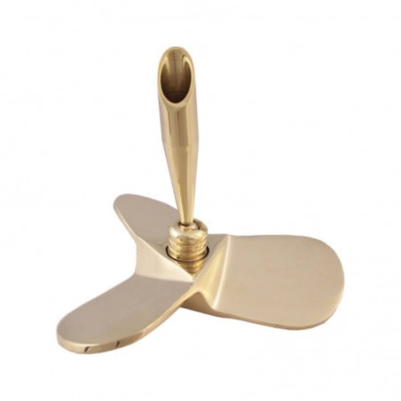 Brass propeller 8cm with pen holder