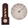 Wall brass lighthouse with hygrometer 35x13x5cm