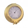 Gilded brass wall hygrometer 11x4cm