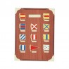 Wall board 40x30cm with nautical signal flags