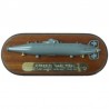 Submarine Peral on wall board 24x9'5cm