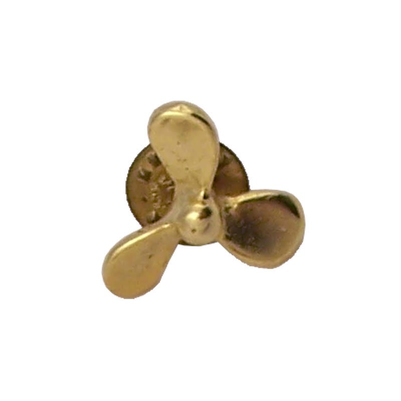 Pin Propeller, gilded metal