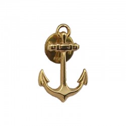 Pin Anchor, gilded metal