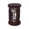 Reloj 30 minutos de arena de madera y cristal
