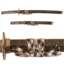 Set of samurai weapons