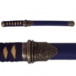 Tanto, puñal samurai, época Edo, Japón (48cm)