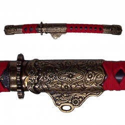 Tanto, puñal samurai, época Edo, Japón (53cm)