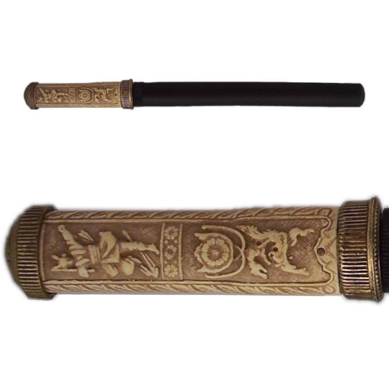 Tanto, puñal samurai, época Edo, Japón (47cm)