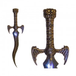 Miniatura daga de guerrero bárbaro