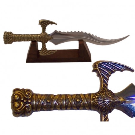 Miniatura daga de guerrero bárbaro