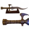 Miniature of barbarian warrior dagger