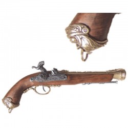 Percussion pirate pistol, Italy 18th. century