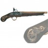 Flintlock pistol, Italy 18th. century (43cm)