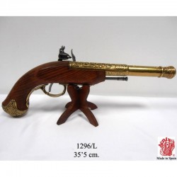 Flintlock pistol (left-handed), India 18th. C. (36cm)