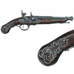Flintlock pistol, England 18th. century