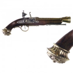 Percussion pistol, 18th century