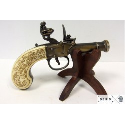 Pistola inglesa de bolsillo, Bunney s.XVIII