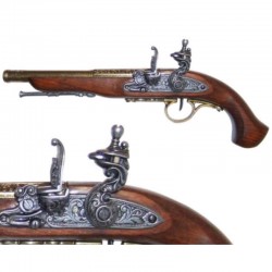 Pistola de chispa (zurda), siglo XVIII