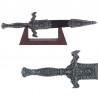 Miniature of Napoleon's dagger with wooden support