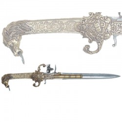 English pistol-dagger, 19th century