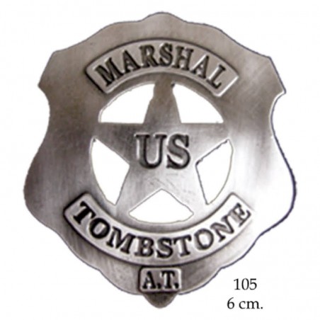 U.S Marshal Tombstone badge