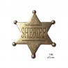Sheriff badge (4.5cm)