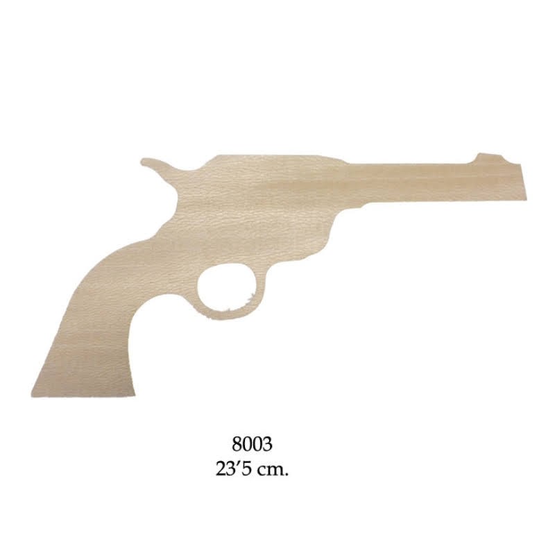 Revolver western, wooden silhouette to be painted