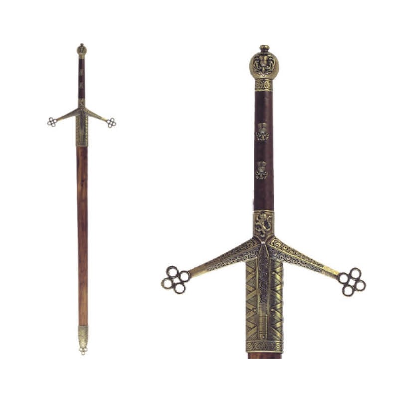 "Claymore" two-handed sword, with scabbard