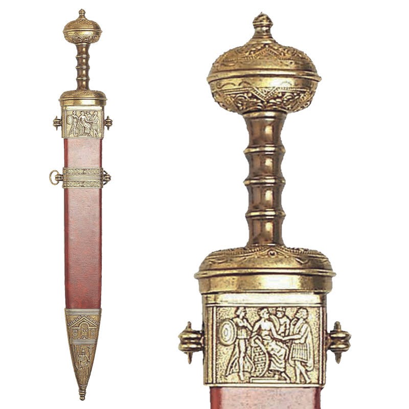 Espada de Julio César, con funda