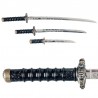 Set of 3 samurai mini-weapons