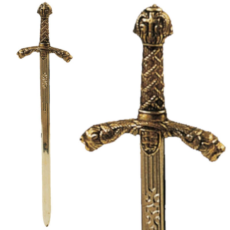 Abrecartas espada Ricardo Corazón de León