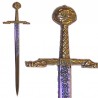 Abrecartas espada de Carlomagno