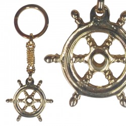 Keychain Rudder wheel
