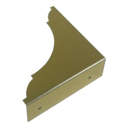 Gilded aluminum corner 15mm