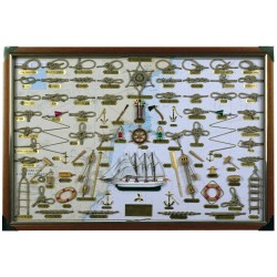 Knotboard of 93x63cm with sailship