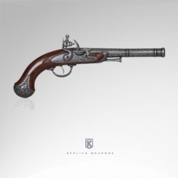 English Lucknow pistol, end...