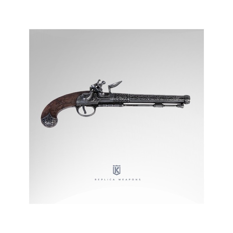 Belgian-Liege Pistol, end of 18th century - Replica KOLSER