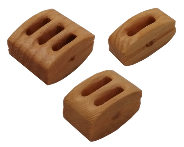 Blocks of wood