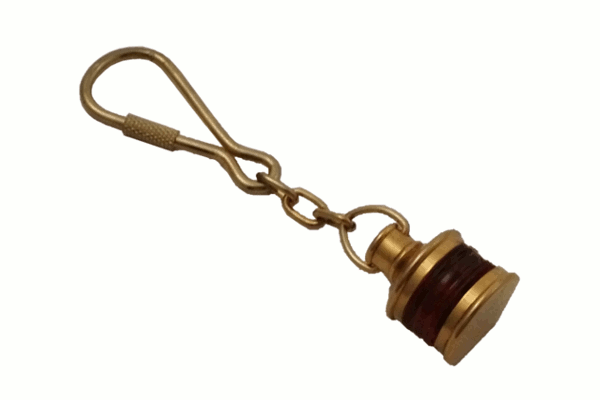 Keychain Port Lantern, of brass