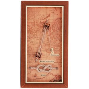 Cuadro con Aparejo Estrellera y nudo 43x23cm