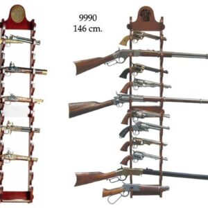 Expositor de pared para 12 armas (146cm)